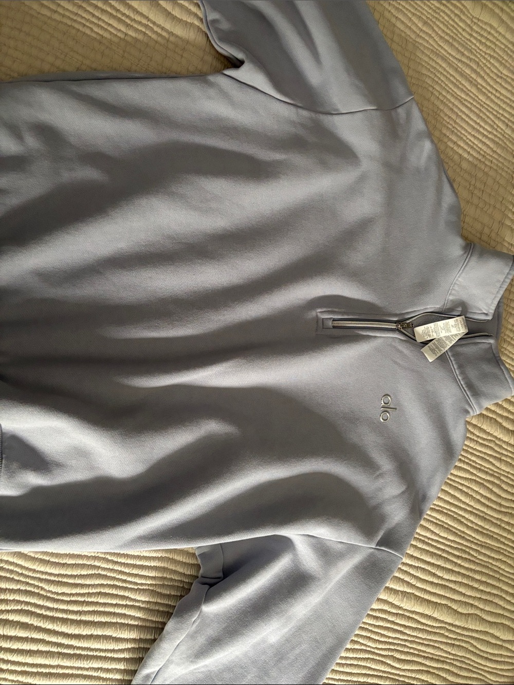Alo winter frost Quarter-Zip Pullover sweatshirt